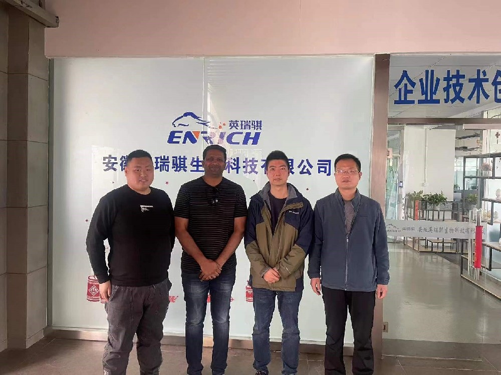 印度NOVA农业集团执行董事莅临安徽英瑞骐